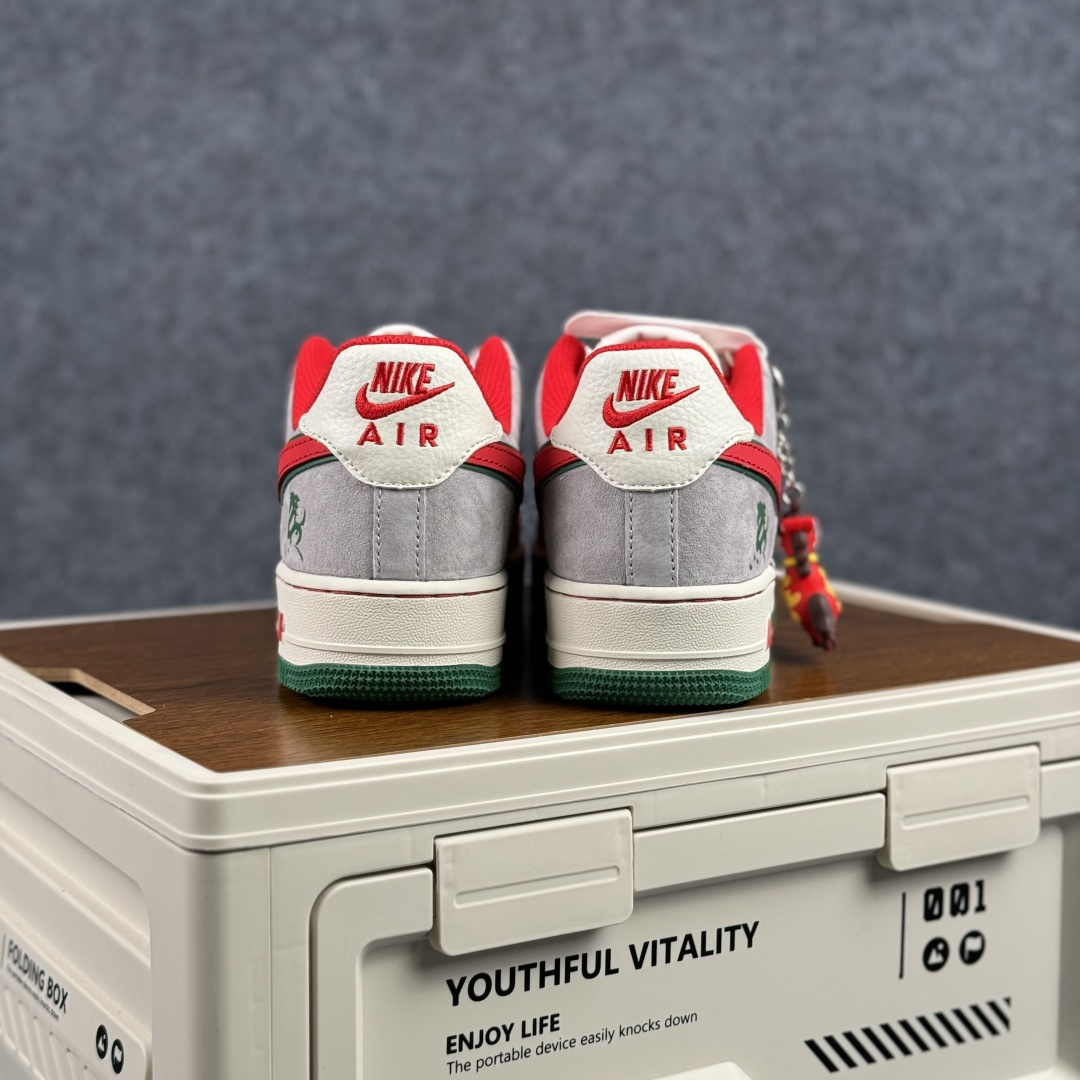 260 Nike Air Force 1'07 Low 马年限定 丹枫银霜 空军一号低帮休闲板鞋 NH0601-520