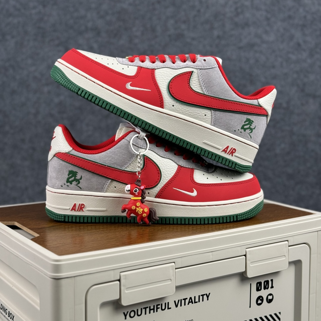 260 Nike Air Force 1'07 Low 马年限定 丹枫银霜 空军一号低帮休闲板鞋 NH0601-520