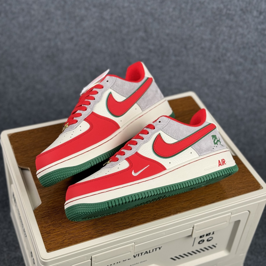 260 Nike Air Force 1'07 Low 马年限定 丹枫银霜 空军一号低帮休闲板鞋 NH0601-520