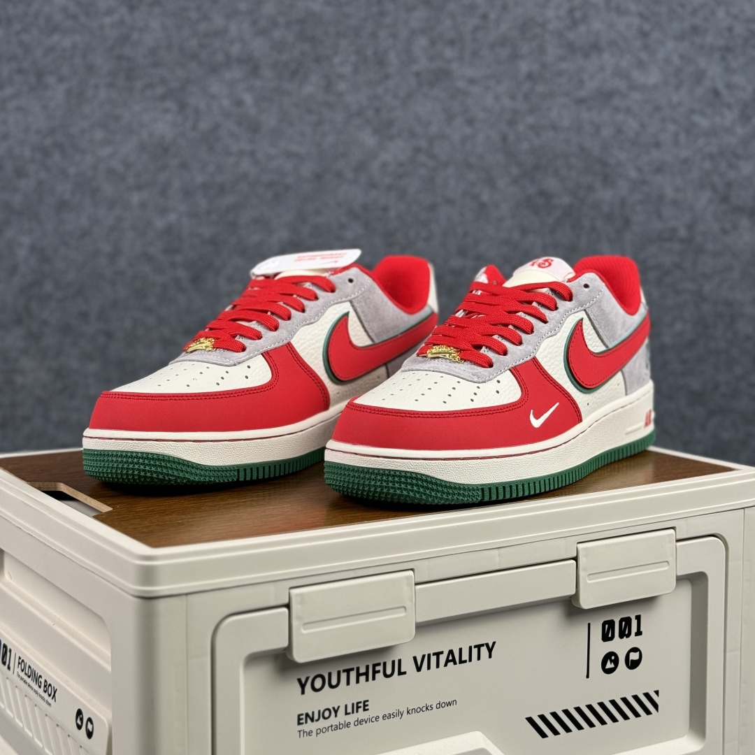 260 Nike Air Force 1'07 Low 马年限定 丹枫银霜 空军一号低帮休闲板鞋 NH0601-520