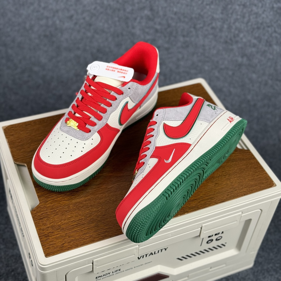 260 Nike Air Force 1'07 Low 马年限定 丹枫银霜 空军一号低帮休闲板鞋 NH0601-520