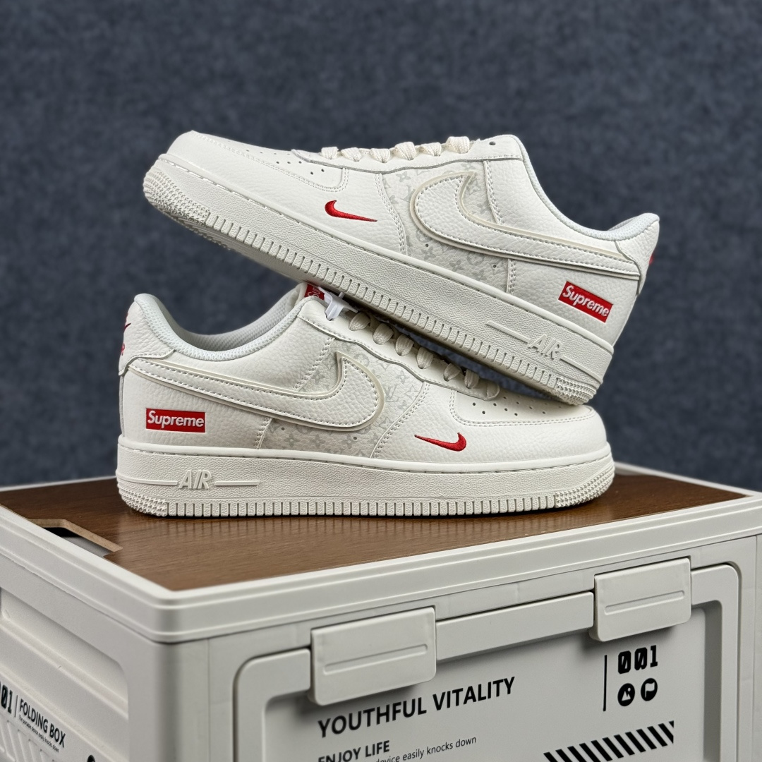 260 Nike Air Force 1'07 Low 联名款 纯白 空军一号低帮休闲板鞋 MM3399-815