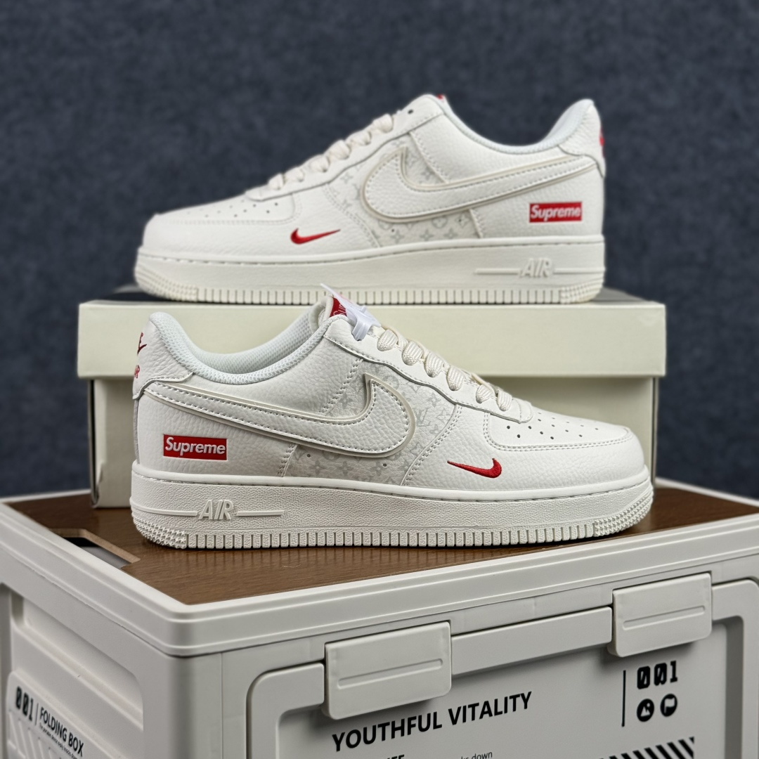 260 Nike Air Force 1'07 Low 联名款 纯白 空军一号低帮休闲板鞋 MM3399-815
