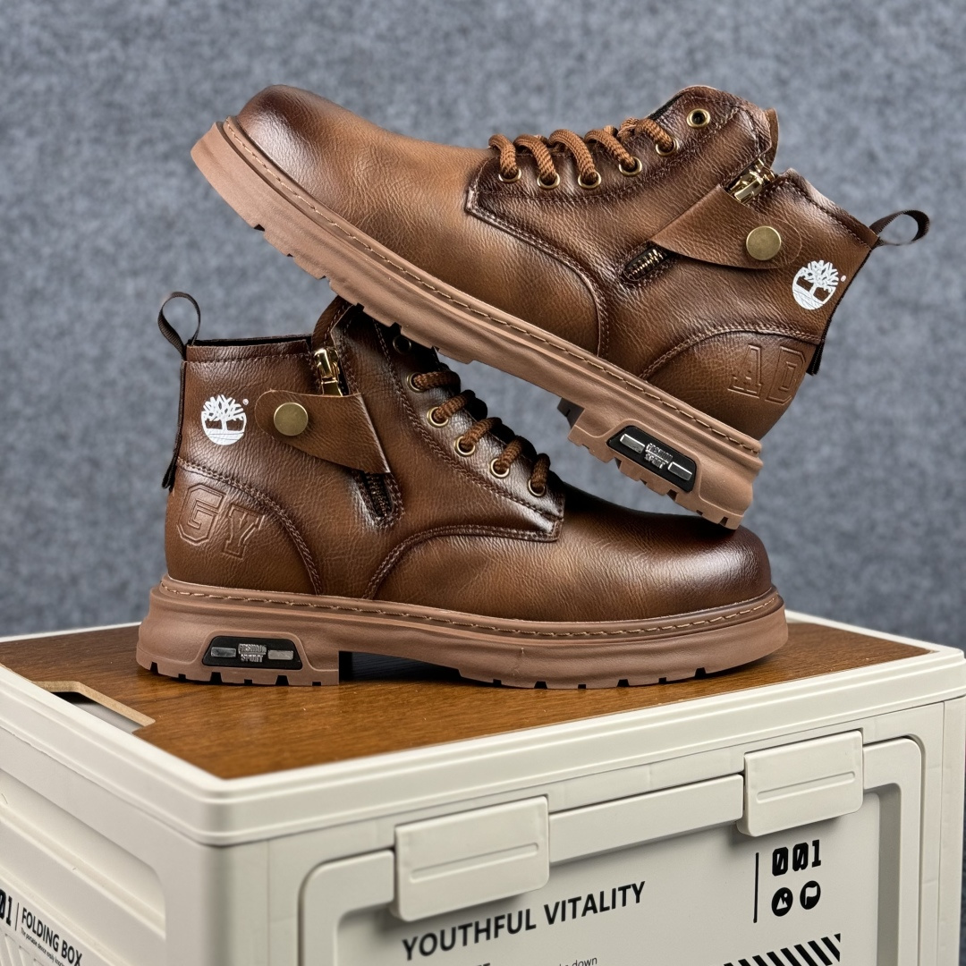 新货Timberland添柏/天伯伦户外中帮休闲大黄靴