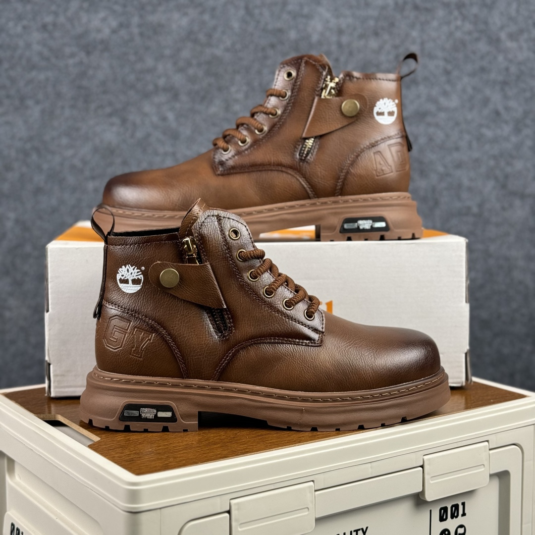 新货Timberland添柏/天伯伦户外中帮休闲大黄靴