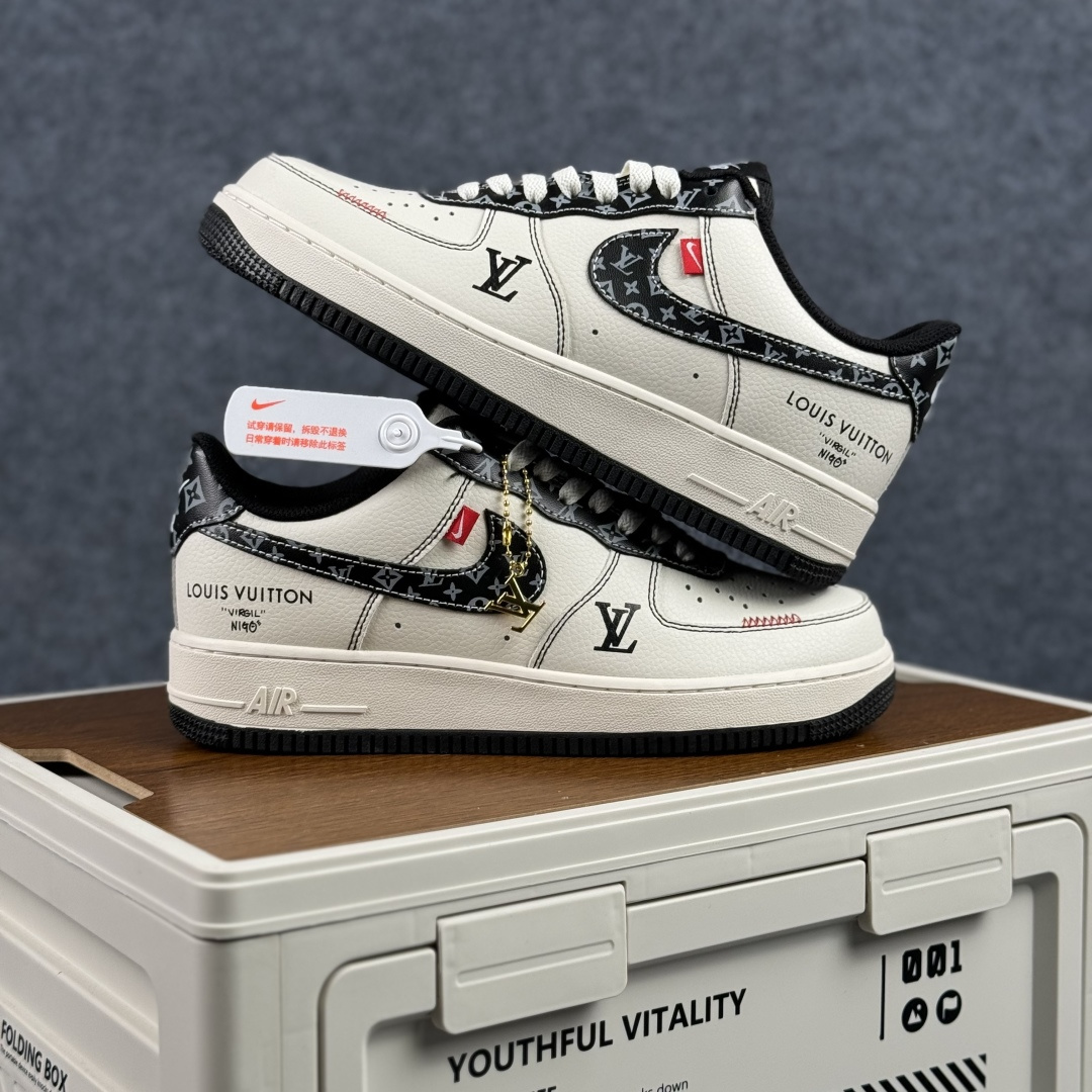 260 Nike Air Force 1'07 Low 联名老花色 空军一号低帮休闲板鞋 LV2288-002-Chinese UA Cheap High Quatity Brand Clothes Bags handbags Sneakers wholesale wholesaler seller from China Factory suppliers Fashion Clothing Shoes best Quality Beautiful Price 260 Nike Air Force 1'07 Low 联名老花色 空军一号低帮休闲板鞋 LV2288-002