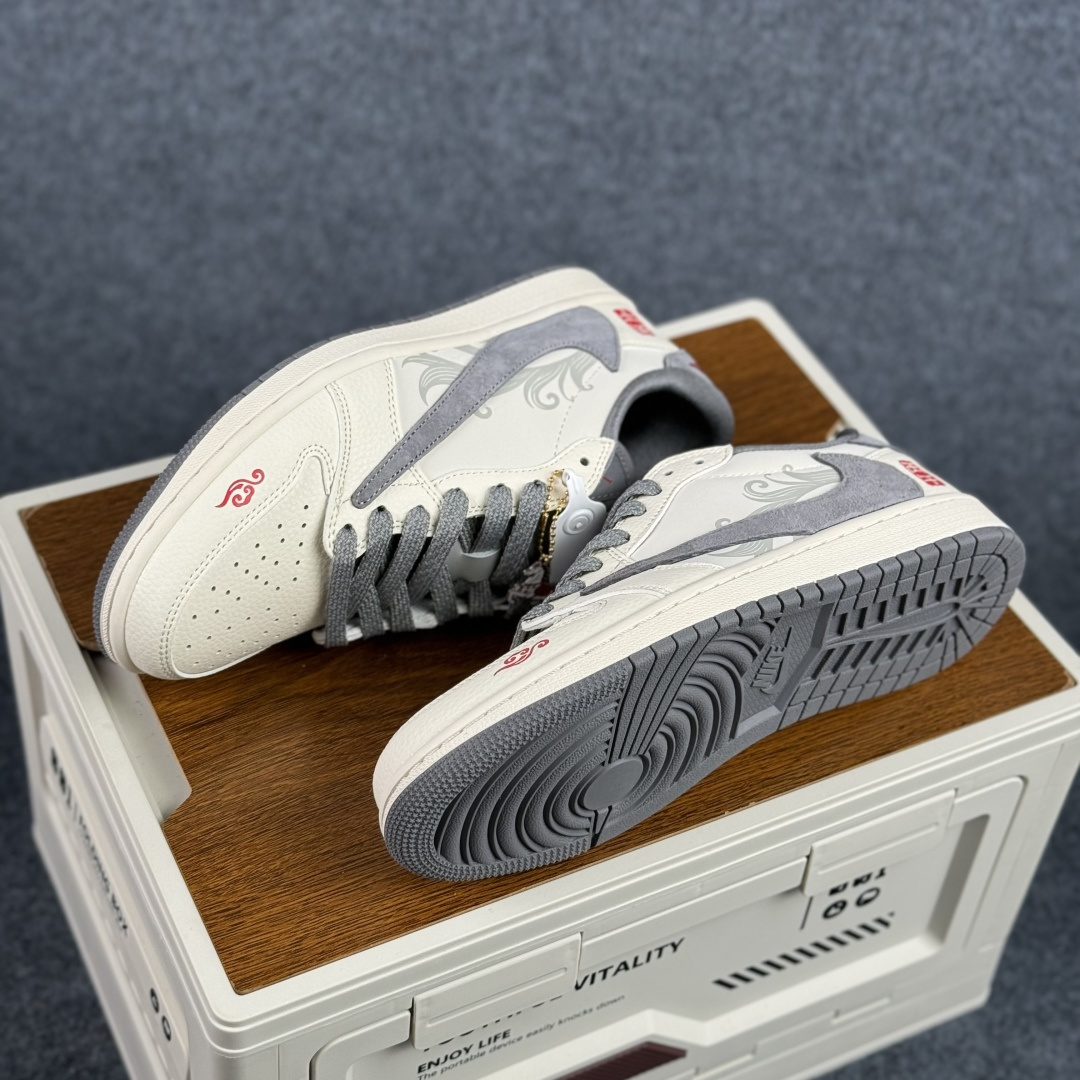 Nike Air Jordan 1 Low 定制配色 马年限定 定制AJ联名-高端定制 低帮复古文化板鞋 XT6998-116
