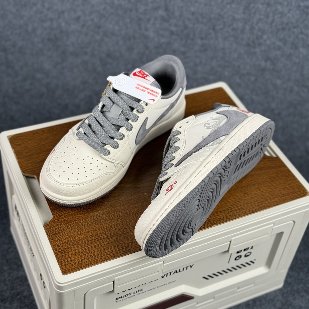 Nike Air Jordan 1 Low 定制配色 马年限定 定制AJ联名-高端定制 低帮复古文化板鞋 XT6998-116