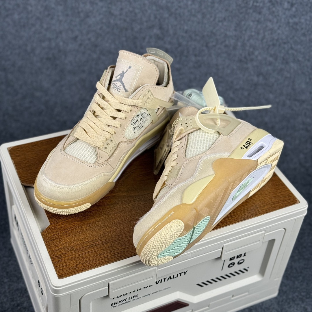300 W版 Air Jordan AJ4 ”Metallic Gold” 米白 白帆 乔丹AJ4代中帮复古休闲篮球鞋 CV9388-100-Chinese UA Cheap High Quatity Brand Clothes Bags handbags Sneakers wholesale wholesaler seller from China Factory suppliers Fashion Clothing Shoes best Quality Beautiful Price 300 W版 Air Jordan AJ4 ”Metallic Gold” 米白 白帆 乔丹AJ4代中帮复古休闲篮球鞋 CV9388-100