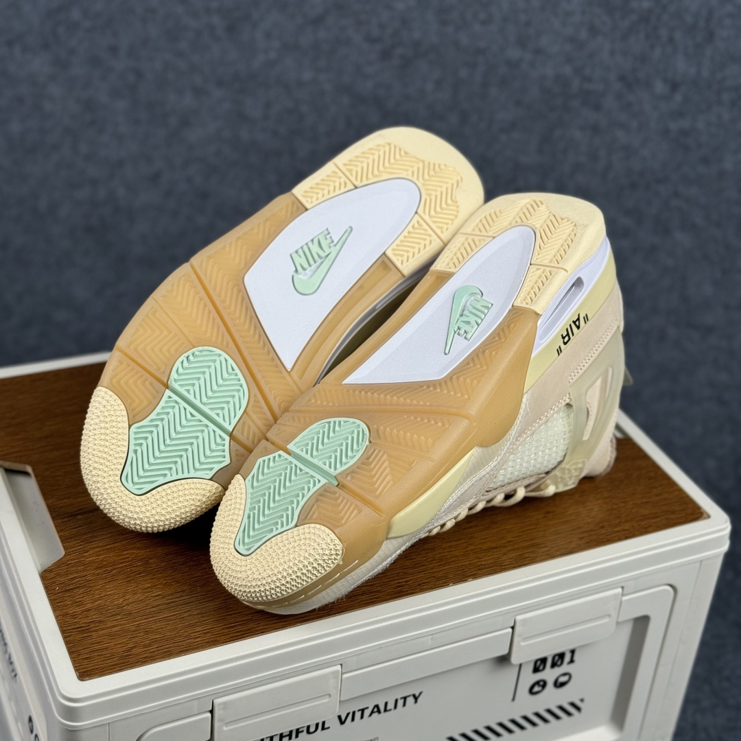 300 W版 Air Jordan AJ4 ”Metallic Gold” 米白 白帆 乔丹AJ4代中帮复古休闲篮球鞋 CV9388-100-Chinese UA Cheap High Quatity Brand Clothes Bags handbags Sneakers wholesale wholesaler seller from China Factory suppliers Fashion Clothing Shoes best Quality Beautiful Price 300 W版 Air Jordan AJ4 ”Metallic Gold” 米白 白帆 乔丹AJ4代中帮复古休闲篮球鞋 CV9388-100