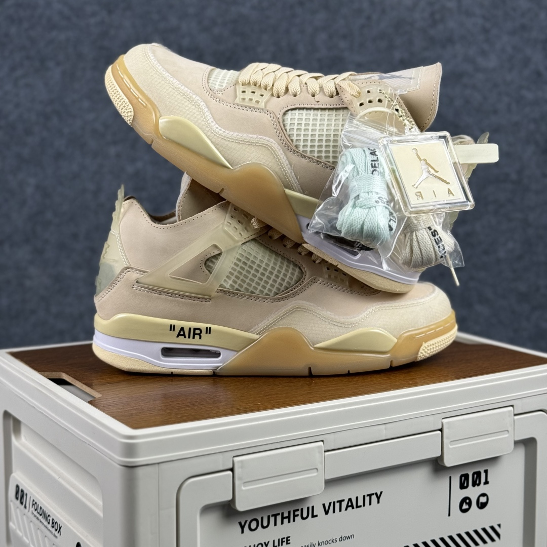 300 W版 Air Jordan AJ4 ”Metallic Gold” 米白 白帆 乔丹AJ4代中帮复古休闲篮球鞋 CV9388-100-Chinese UA Cheap High Quatity Brand Clothes Bags handbags Sneakers wholesale wholesaler seller from China Factory suppliers Fashion Clothing Shoes best Quality Beautiful Price 300 W版 Air Jordan AJ4 ”Metallic Gold” 米白 白帆 乔丹AJ4代中帮复古休闲篮球鞋 CV9388-100