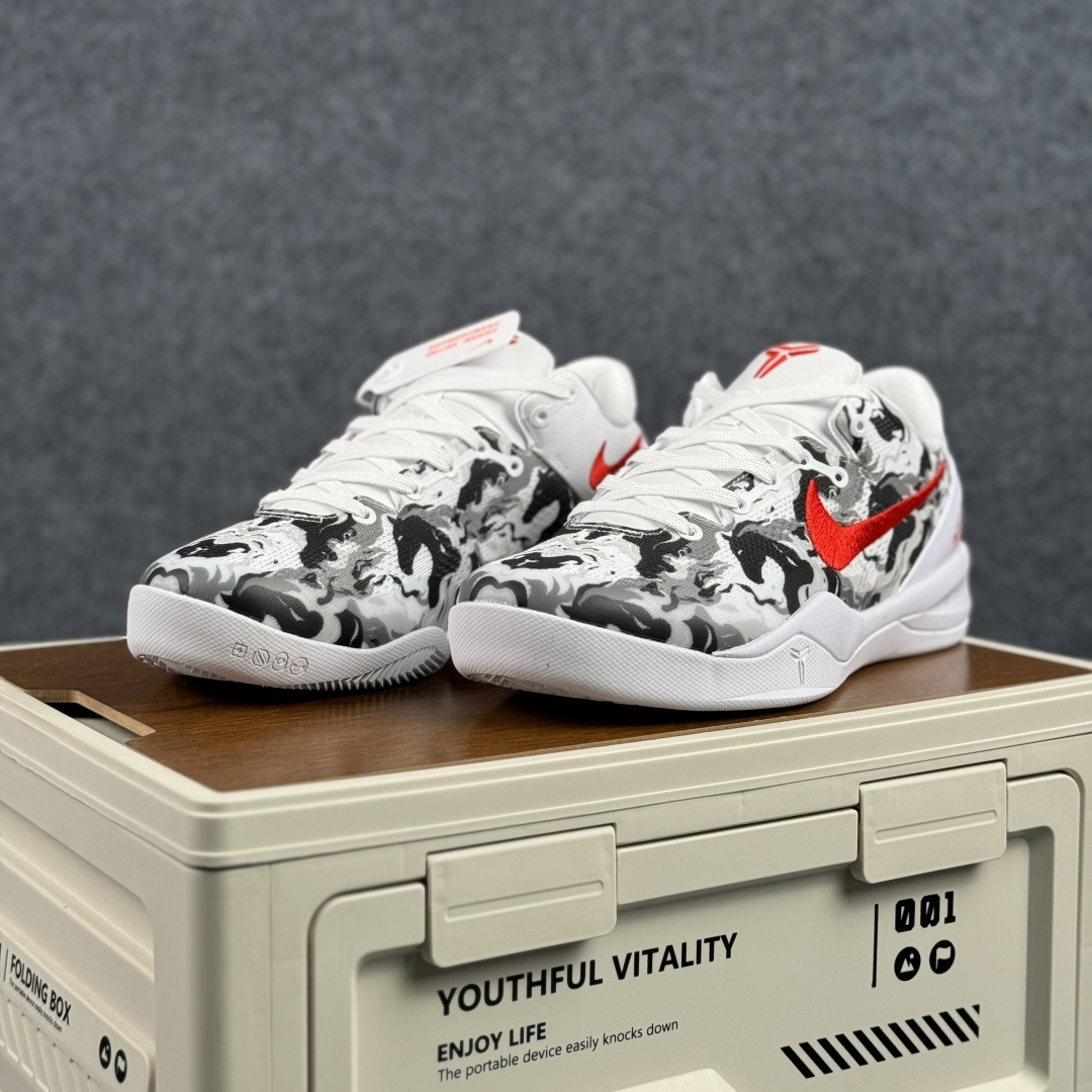 360 Kobe 8 Protro 「迷彩白红」 曼巴风骨 赛场利刃 HF2793-001-Chinese UA Cheap High Quatity Brand Clothes Bags handbags Sneakers wholesale wholesaler seller from China Factory suppliers Fashion Clothing Shoes best Quality Beautiful Price 360 Kobe 8 Protro 「迷彩白红」 曼巴风骨 赛场利刃 HF2793-001