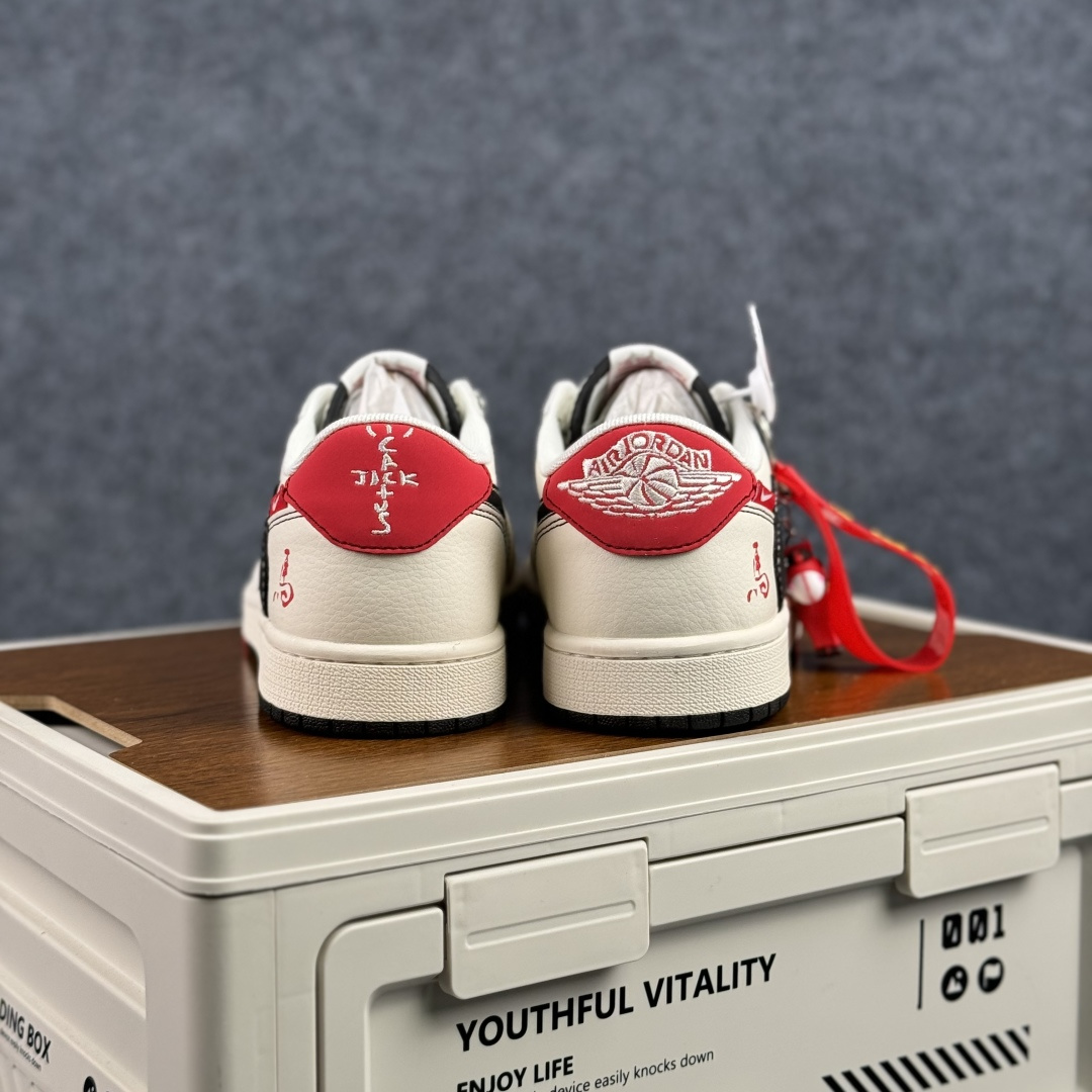 280 Air Jordan 1 Low AJ1 乔1 马年限定 高端定制 倒钩低帮复古篮球鞋 CX5050-Y70