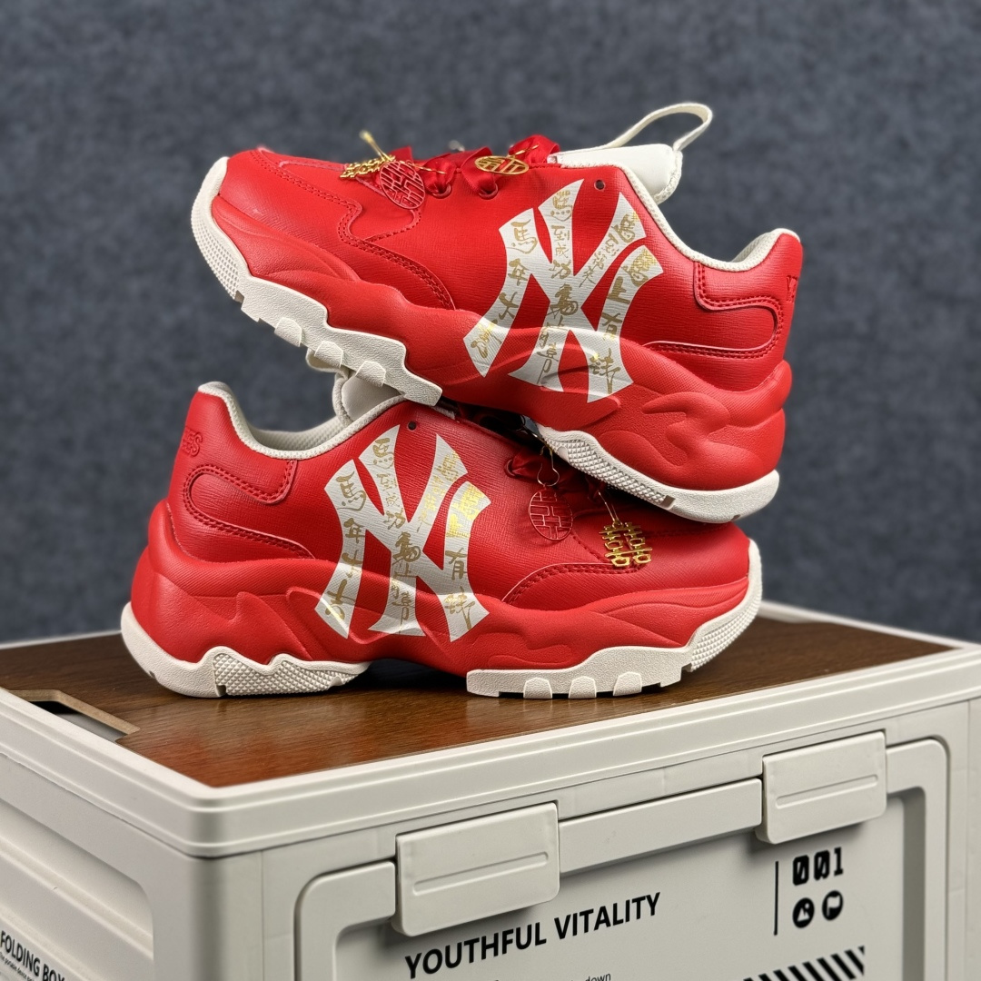 MLB NY 印花网红老爹鞋 马年限定 3ASHC101N