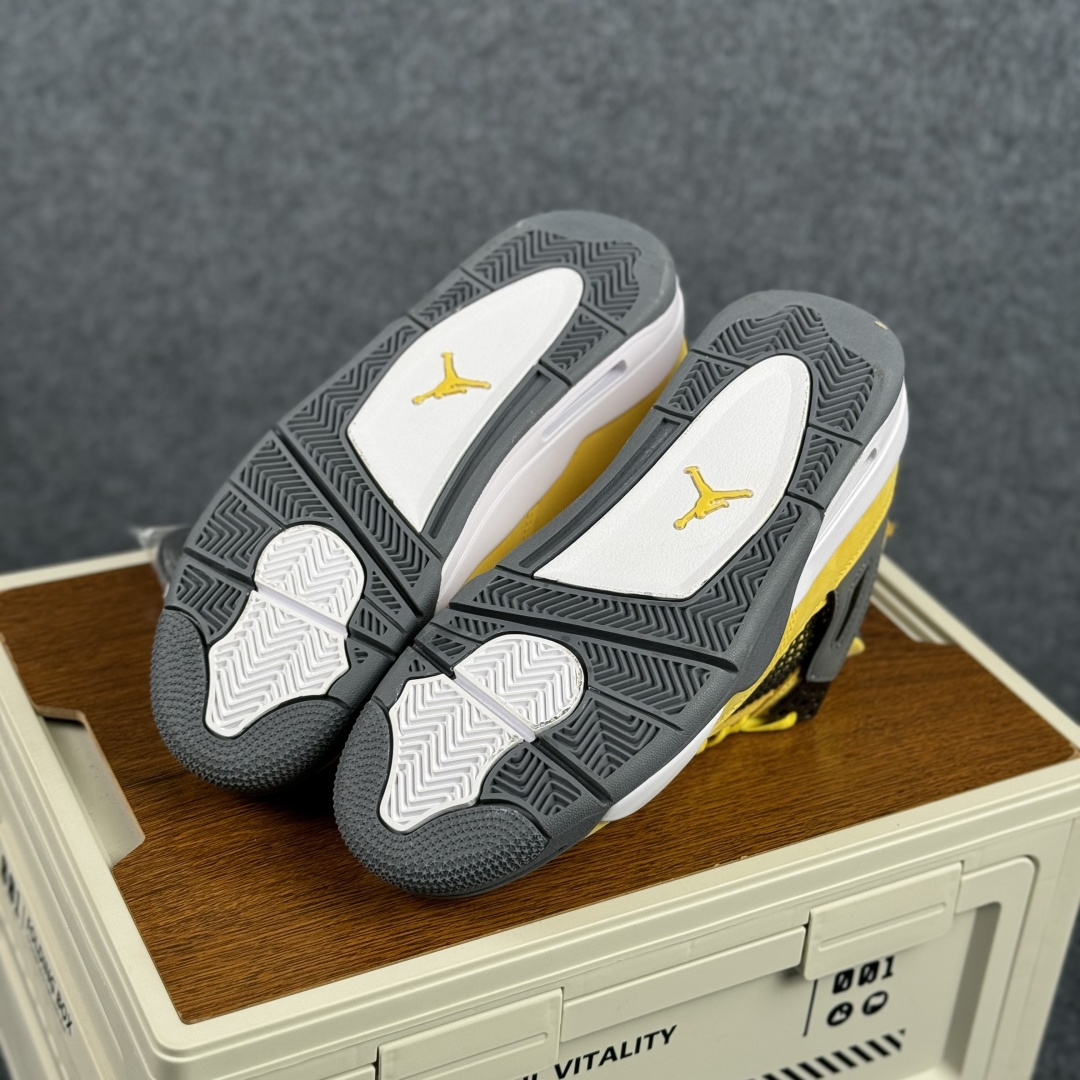 W版 Air Jordan AJ4 ”Metallic Gold” 电母黑黄 乔丹AJ4代中帮复古休闲篮球鞋 CT8527-700-Top High Quatity Cheap Sneakers Fashion Clothing Clothes Bags handbags Shoes of all Brand wholesale With The best Quality And Beautiful Price from China Factory Chinese suppliers wholesaler seller W版 Air Jordan AJ4 ”Metallic Gold” 电母黑黄 乔丹AJ4代中帮复古休闲篮球鞋 CT8527-700