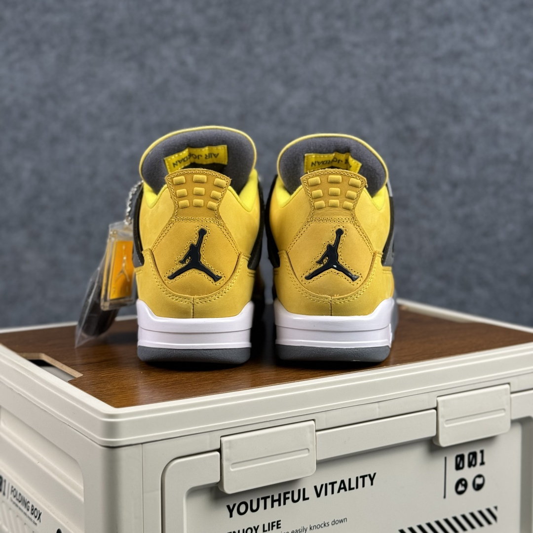 W版 Air Jordan AJ4 ”Metallic Gold” 电母黑黄 乔丹AJ4代中帮复古休闲篮球鞋 CT8527-700-Top High Quatity Cheap Sneakers Fashion Clothing Clothes Bags handbags Shoes of all Brand wholesale With The best Quality And Beautiful Price from China Factory Chinese suppliers wholesaler seller W版 Air Jordan AJ4 ”Metallic Gold” 电母黑黄 乔丹AJ4代中帮复古休闲篮球鞋 CT8527-700