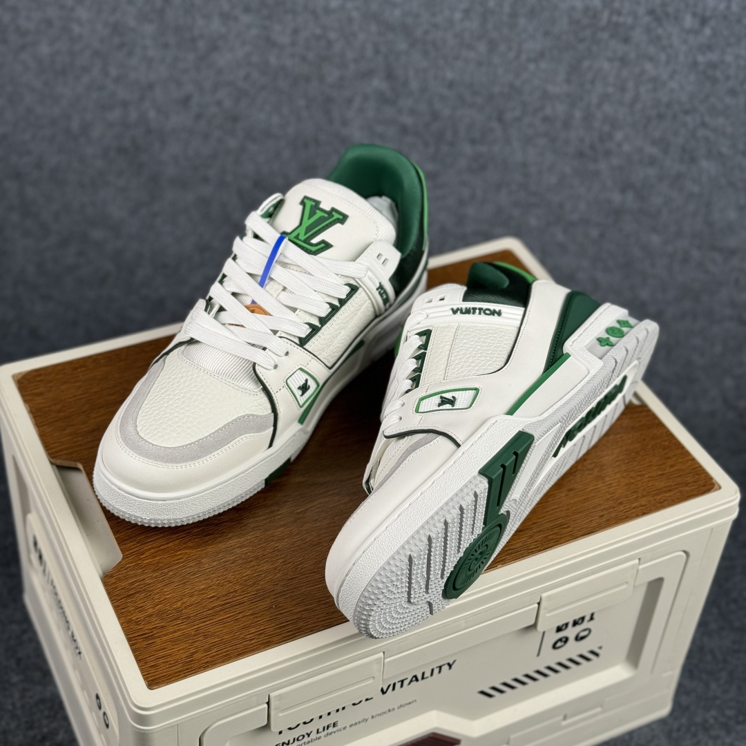 420 LOUIS VUITTON 路易威登 LV Trainer 板鞋-Chinese UA Cheap High Quatity Brand Clothes Bags handbags Sneakers wholesale wholesaler seller from China Factory suppliers Fashion Clothing Shoes best Quality Beautiful Price 420 LOUIS VUITTON 路易威登 LV Trainer 板鞋