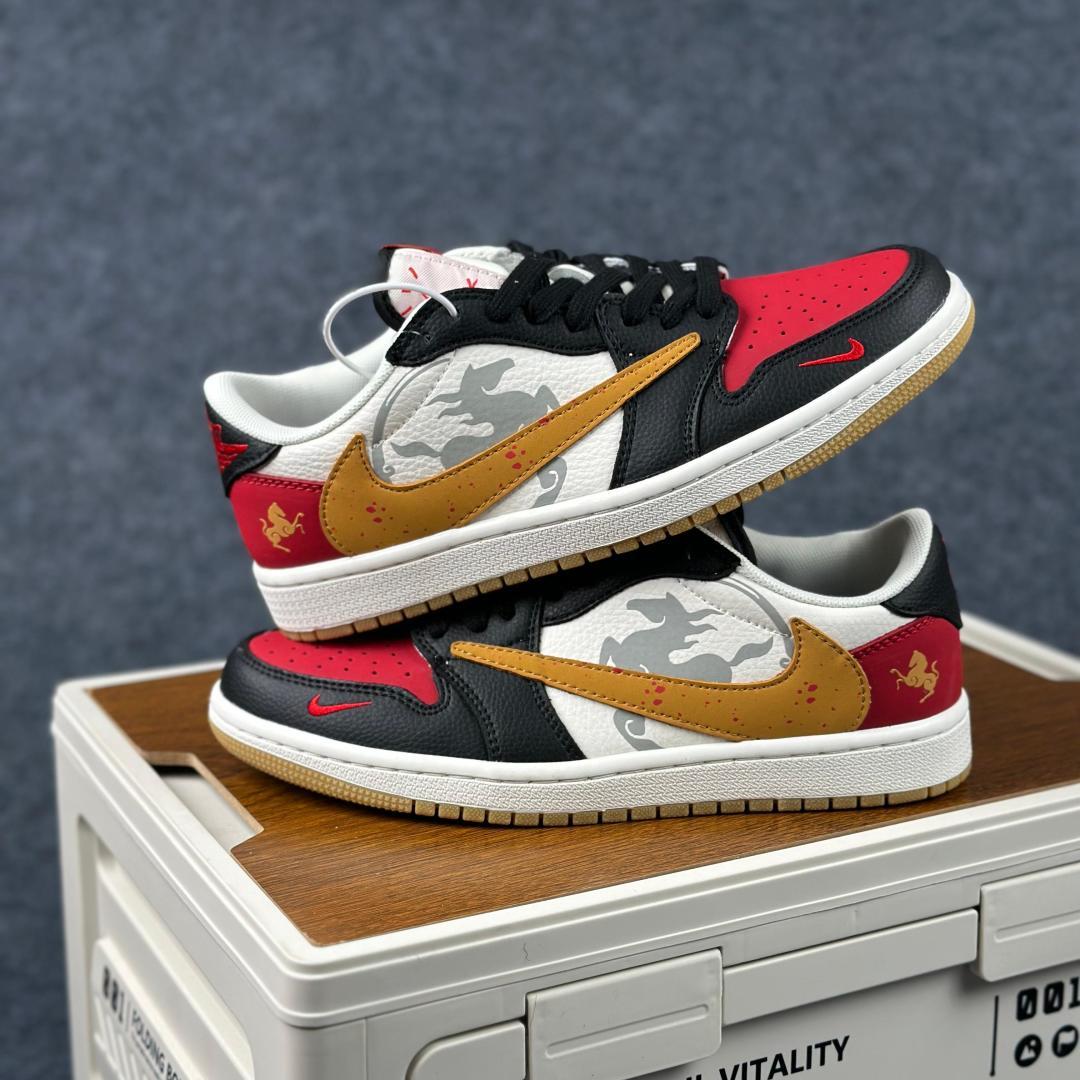 280 Travis Scott x Nike Air Jordan 1 Low 马年限定 Air Jordan 1 Low 反转黑白红小勾倒钩 版本 DZ2688-128-Chinese UA Cheap High Quatity Brand Clothes Bags handbags Sneakers wholesale wholesaler seller from China Factory suppliers Fashion Clothing Shoes best Quality Beautiful Price 280 Travis Scott x Nike Air Jordan 1 Low 马年限定 Air Jordan 1 Low 反转黑白红小勾倒钩 版本 DZ2688-128