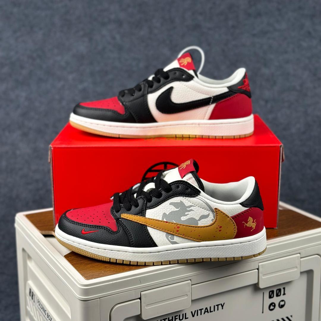 280 Travis Scott x Nike Air Jordan 1 Low 马年限定 Air Jordan 1 Low 反转黑白红小勾倒钩 版本 DZ2688-128-Chinese UA Cheap High Quatity Brand Clothes Bags handbags Sneakers wholesale wholesaler seller from China Factory suppliers Fashion Clothing Shoes best Quality Beautiful Price 280 Travis Scott x Nike Air Jordan 1 Low 马年限定 Air Jordan 1 Low 反转黑白红小勾倒钩 版本 DZ2688-128