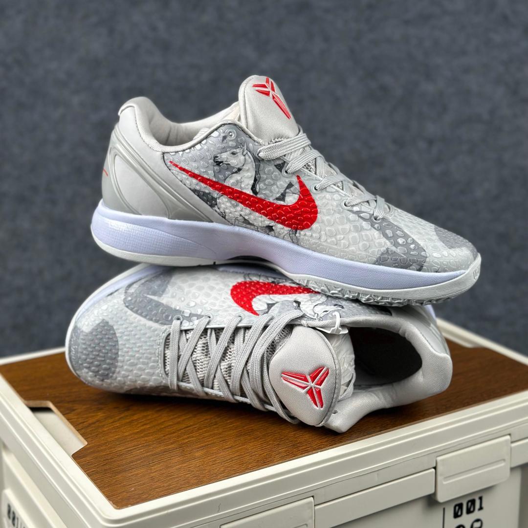 Nike Zoom Kobe VI 马年限定 CNY新年款 耐克 科比6代系列 低帮复刻实战运动低帮文化篮球鞋 CW2190-034 Nike Zoom Kobe VI 马年限定 CNY新年款 耐克 科比6代系列 低帮复刻实战运动低帮文化篮球鞋 CW2190-034