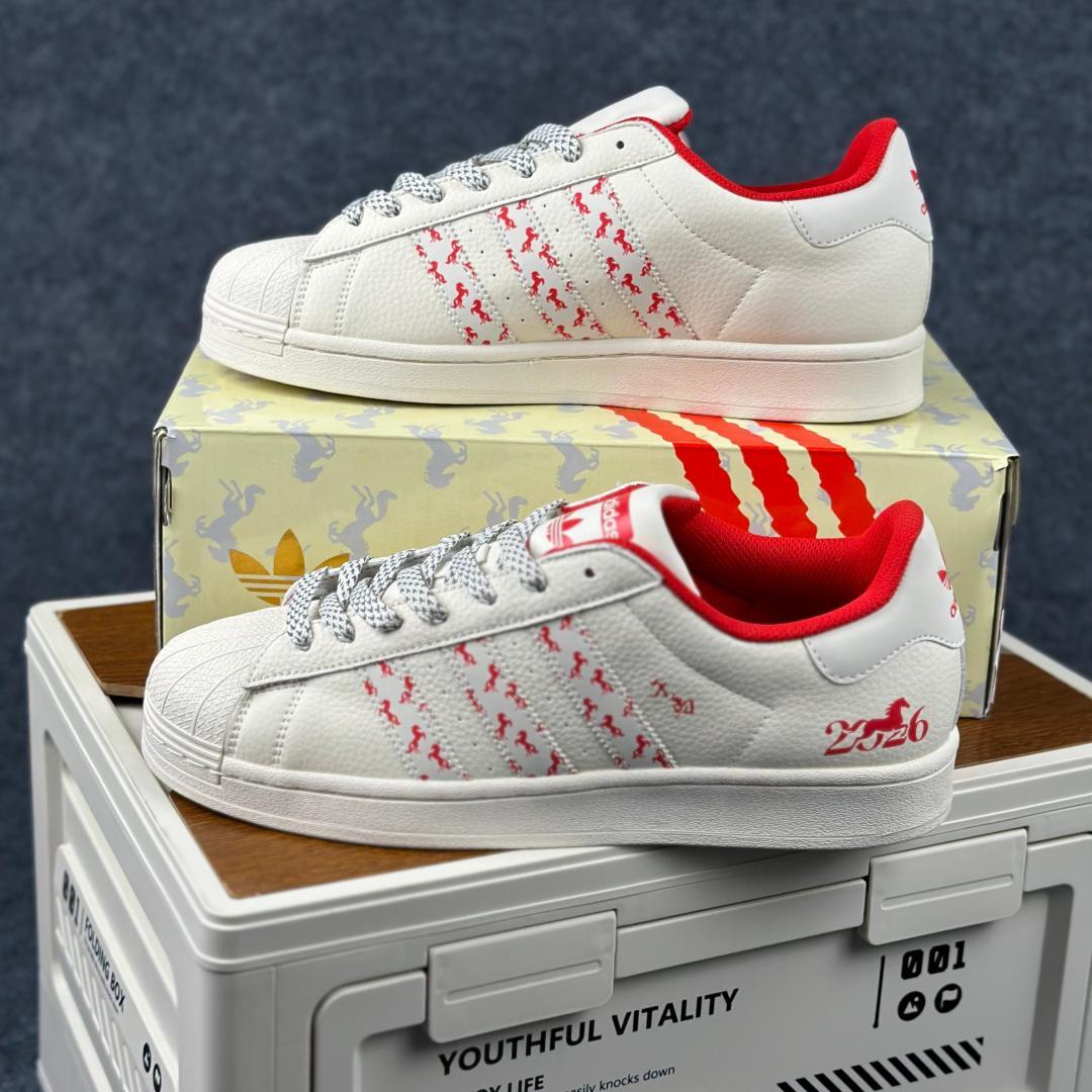 AD Originals Super马年限定 贝壳头板鞋 LX0918-Top High Quatity Cheap Sneakers Fashion Clothing Clothes Bags handbags Shoes of all Brand wholesale With The best Quality And Beautiful Price from China Factory Chinese suppliers wholesaler seller AD Originals Super马年限定 贝壳头板鞋 LX0918
