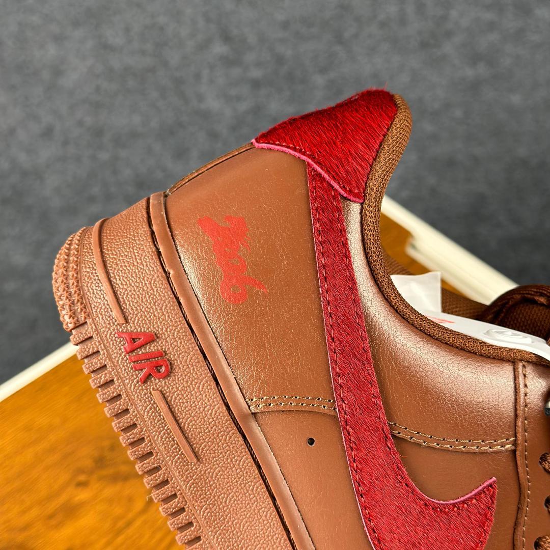 260 NIke Air Force 1 '07 Low “马年联名--栗红檀棕” XY9025-002-Chinese UA Cheap High Quatity Brand Clothes Bags handbags Sneakers wholesale wholesaler seller from China Factory suppliers Fashion Clothing Shoes best Quality Beautiful Price 260 NIke Air Force 1 '07 Low “马年联名--栗红檀棕” XY9025-002