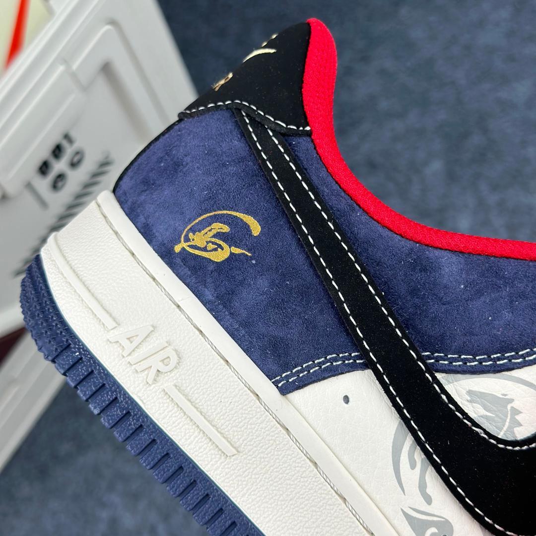 红运马年开挂 AIR FORCE 1 马年特别款 FC1688-265 红蓝撞色搭配麂皮拼接