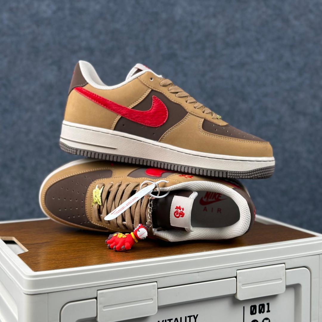 NIke Air Force 1 '07 Low “马年联名--暖棕朱红” NH0601-516-Top High Quatity Cheap Sneakers Fashion Clothing Clothes Bags handbags Shoes of all Brand wholesale With The best Quality And Beautiful Price from China Factory Chinese suppliers wholesaler seller NIke Air Force 1 '07 Low “马年联名--暖棕朱红” NH0601-516