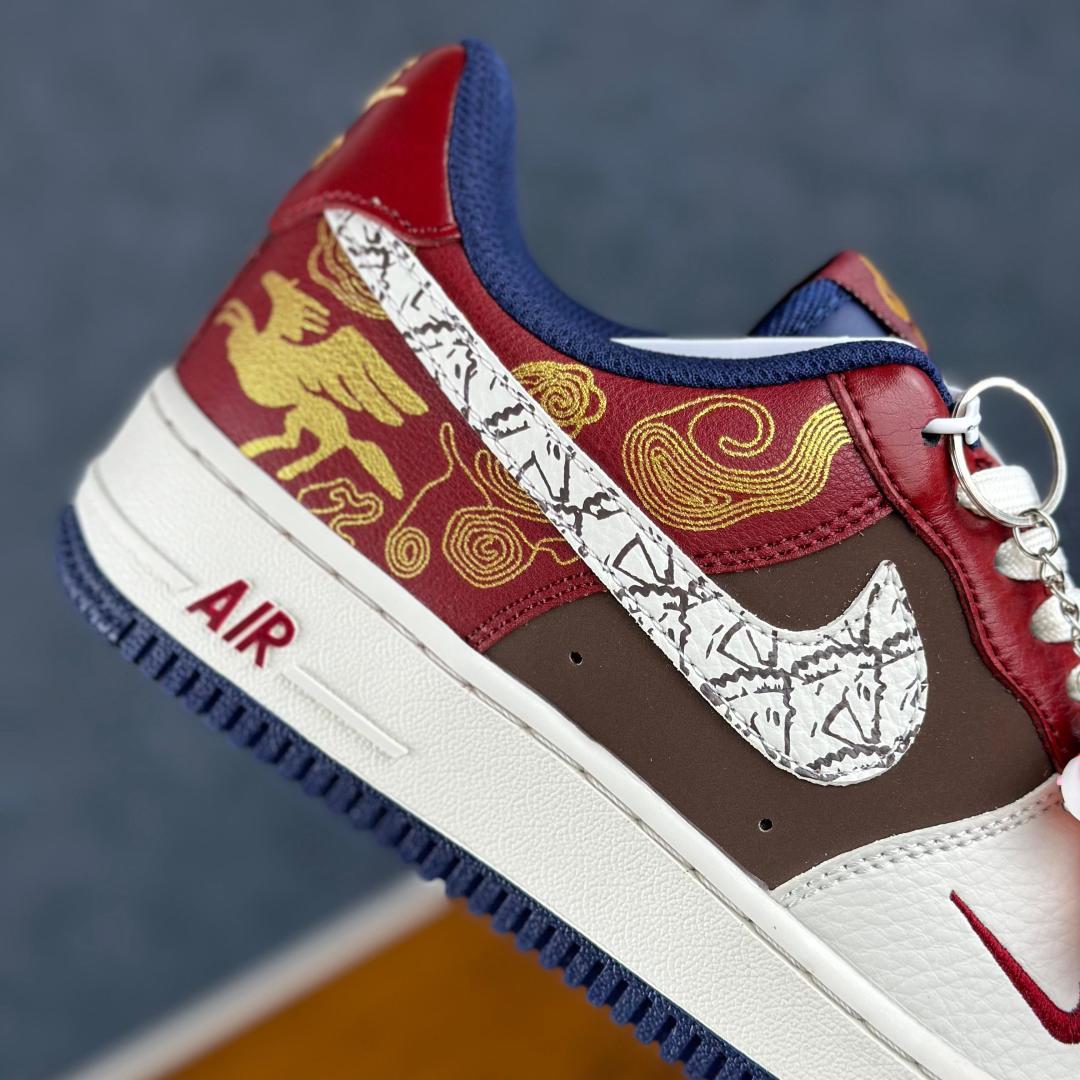 260 NIke Air Force 1 '07 Low “马年联名--瑞彩祥云金纹” NH0601-535 海外限量发售 空军一号低帮 运动鞋