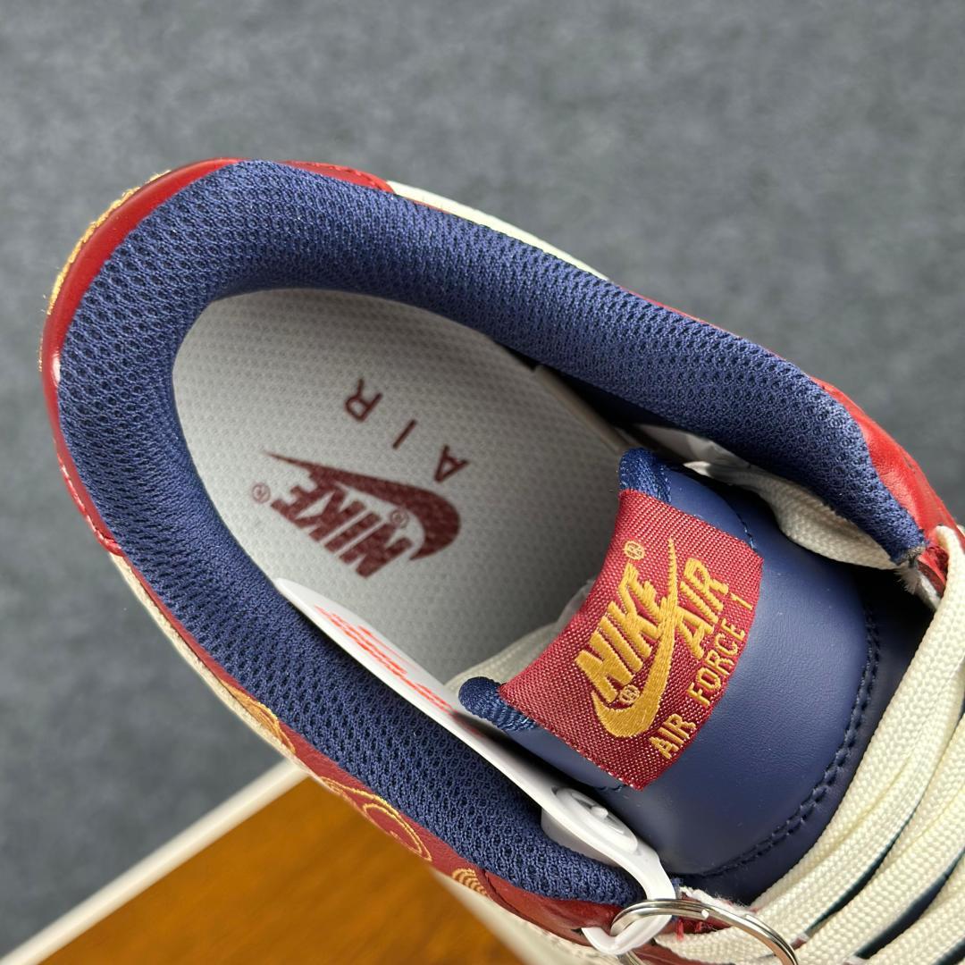 260 NIke Air Force 1 '07 Low “马年联名--瑞彩祥云金纹” NH0601-535 海外限量发售 空军一号低帮 运动鞋