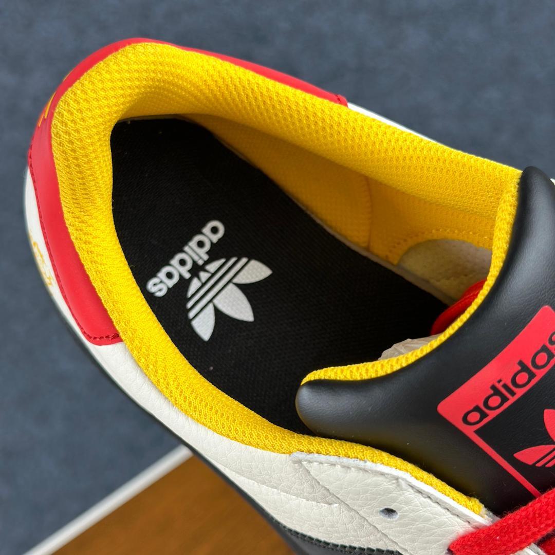 Adidas Originals“马年联名限定-白红黄”贝壳头 LX0915 马年新款海外定制限量发售 烫印金色马字