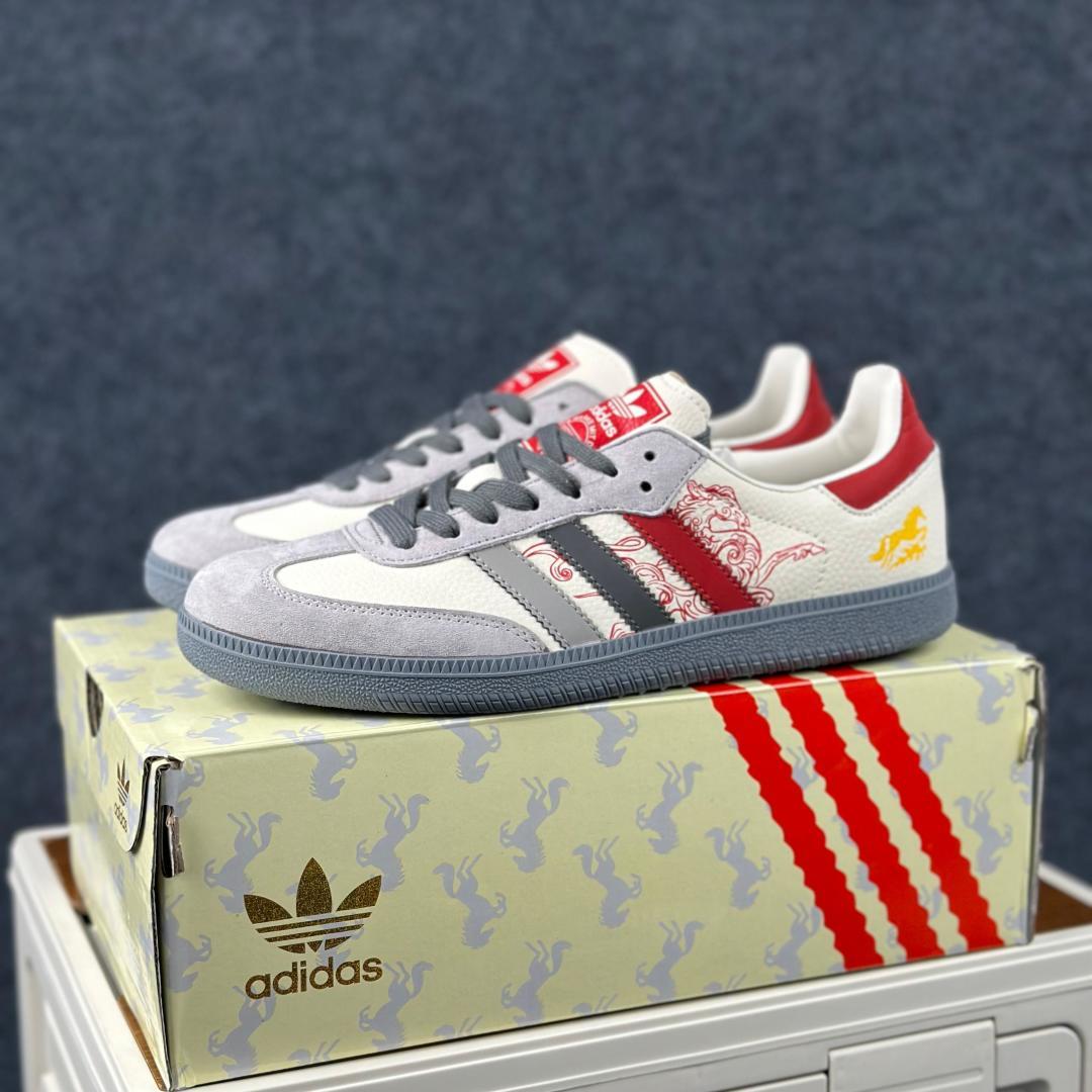 Adidas Handball Spezial Sanba 马年限定 JJ2615 阿迪达斯经典款 桑巴德训 复古休闲板鞋-Top High Quatity Cheap Sneakers Fashion Clothing Clothes Bags handbags Shoes of all Brand wholesale With The best Quality And Beautiful Price from China Factory Chinese suppliers wholesaler seller Adidas Handball Spezial Sanba 马年限定 JJ2615 阿迪达斯经典款 桑巴德训 复古休闲板鞋