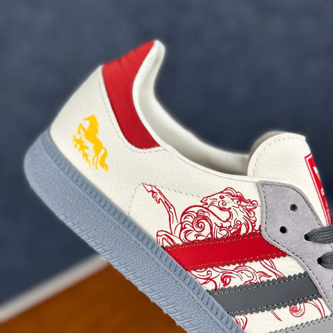 Adidas Handball Spezial Sanba 马年限定 JJ2615 阿迪达斯经典款 桑巴德训 复古休闲板鞋-Top High Quatity Cheap Sneakers Fashion Clothing Clothes Bags handbags Shoes of all Brand wholesale With The best Quality And Beautiful Price from China Factory Chinese suppliers wholesaler seller Adidas Handball Spezial Sanba 马年限定 JJ2615 阿迪达斯经典款 桑巴德训 复古休闲板鞋