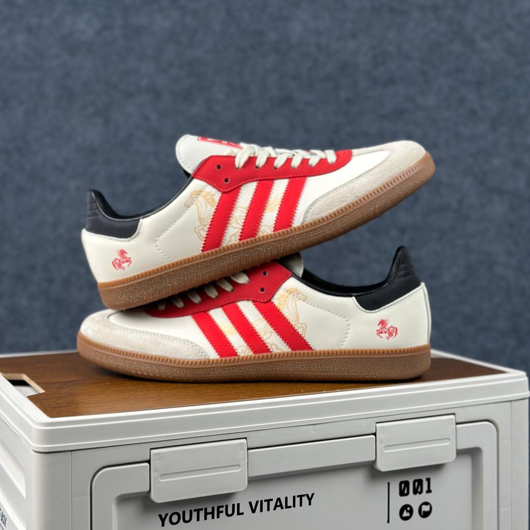 260 Adidas Handball Spezial Sanba 马年限定 ZH2592 阿迪达斯经典款 桑巴德训 复古休闲板鞋-Chinese UA Cheap High Quatity Brand Clothes Bags handbags Sneakers wholesale wholesaler seller from China Factory suppliers Fashion Clothing Shoes best Quality Beautiful Price 260 Adidas Handball Spezial Sanba 马年限定 ZH2592 阿迪达斯经典款 桑巴德训 复古休闲板鞋