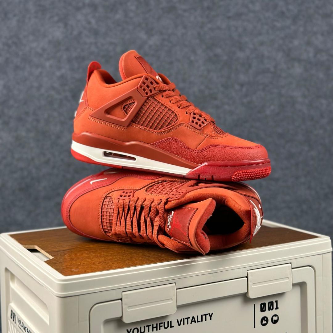 W版大厂出品 Air Jordan 4 Retro 乔丹四代 联名h红砖 HF4340-800-Top High Quatity Cheap Sneakers Fashion Clothing Clothes Bags handbags Shoes of all Brand wholesale With The best Quality And Beautiful Price from China Factory Chinese suppliers wholesaler seller W版大厂出品 Air Jordan 4 Retro 乔丹四代 联名h红砖 HF4340-800