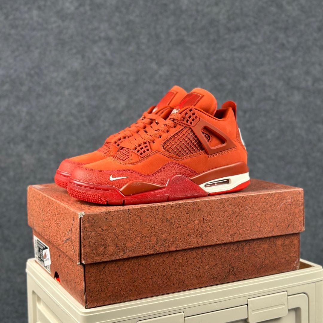 W版大厂出品 Air Jordan 4 Retro 乔丹四代 联名h红砖 HF4340-800-Top High Quatity Cheap Sneakers Fashion Clothing Clothes Bags handbags Shoes of all Brand wholesale With The best Quality And Beautiful Price from China Factory Chinese suppliers wholesaler seller W版大厂出品 Air Jordan 4 Retro 乔丹四代 联名h红砖 HF4340-800
