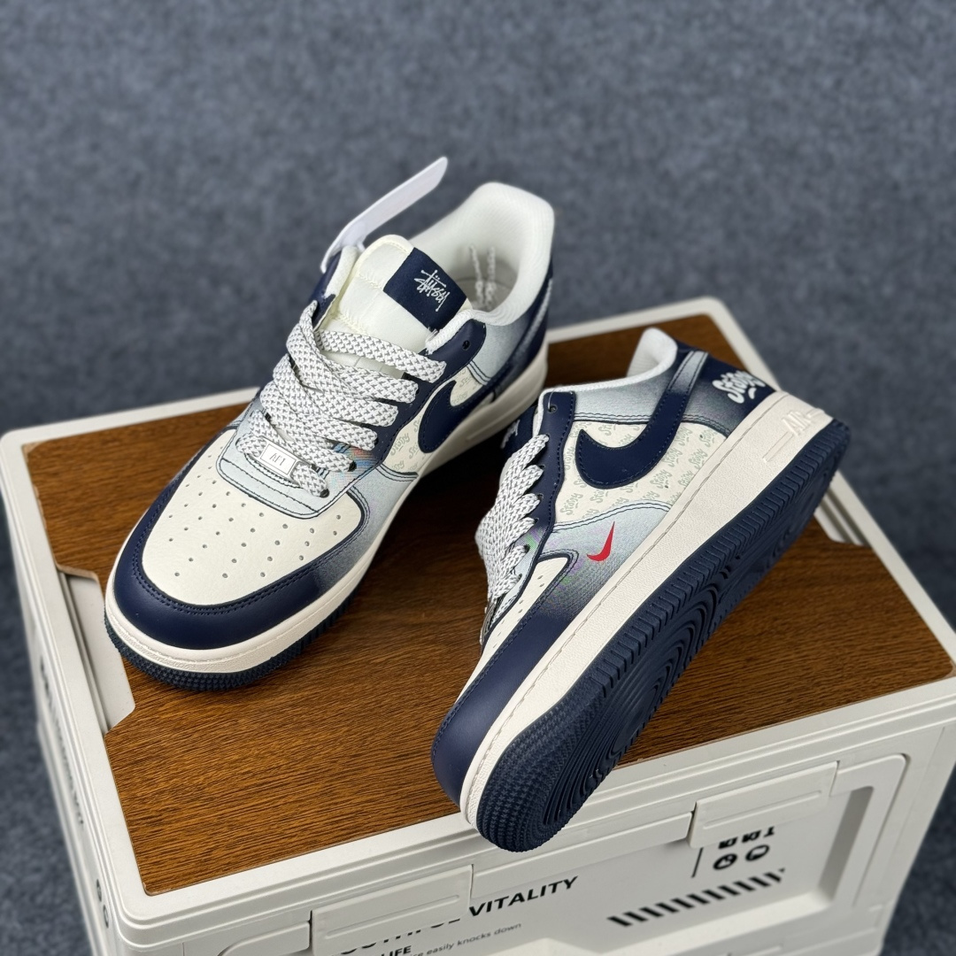 Nike Air Force 1 Low x Stüssy 联名款 复古街头 一眼沦陷 当经典空军一号 XS1958-625 Nike Air Force 1 Low x Stüssy 联名款 复古街头 一眼沦陷 当经典空军一号 XS1958-625