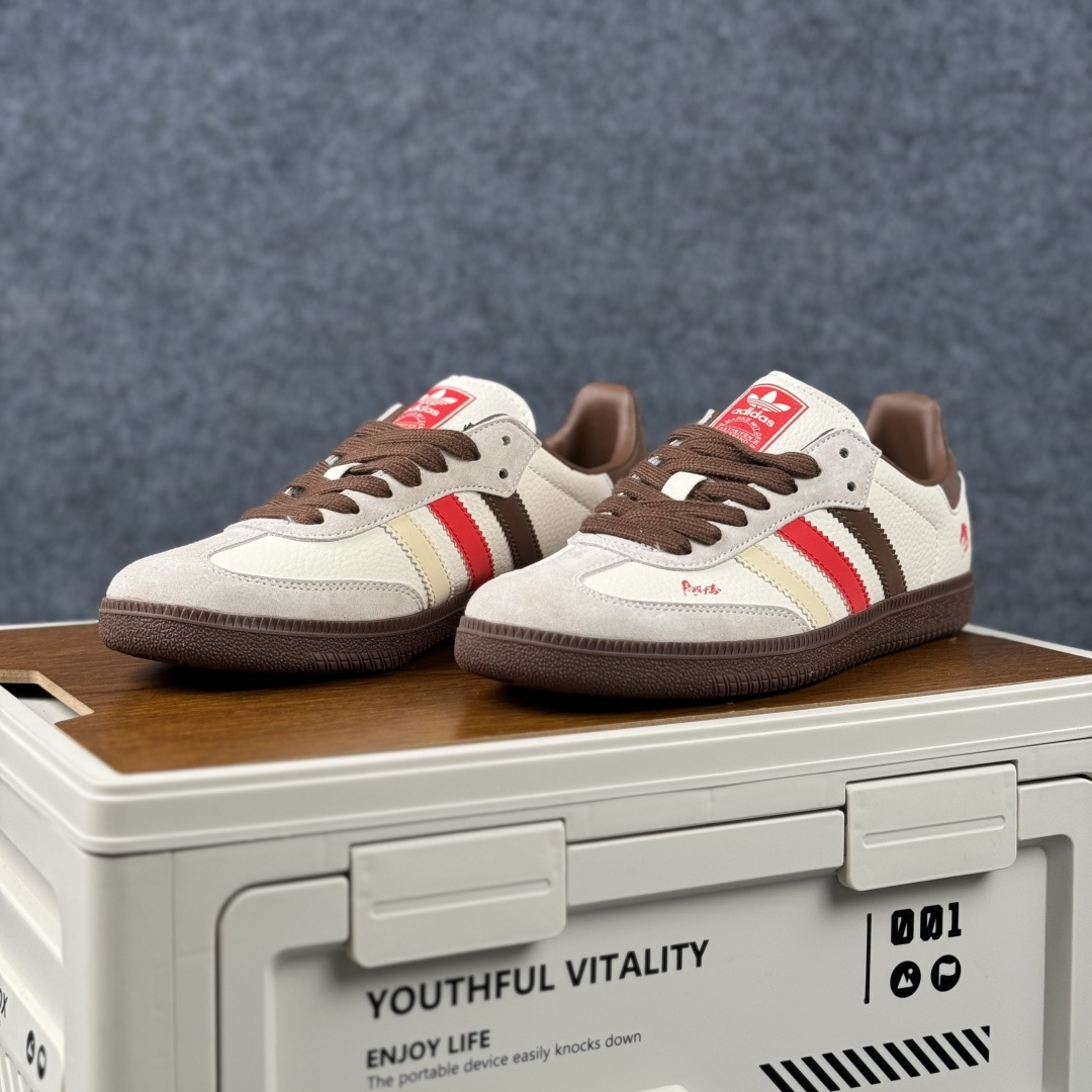 Adidas Handball Spezial Sanba 马年限定 JJ2611 阿迪达斯经典款 桑巴德训 复古休闲板鞋