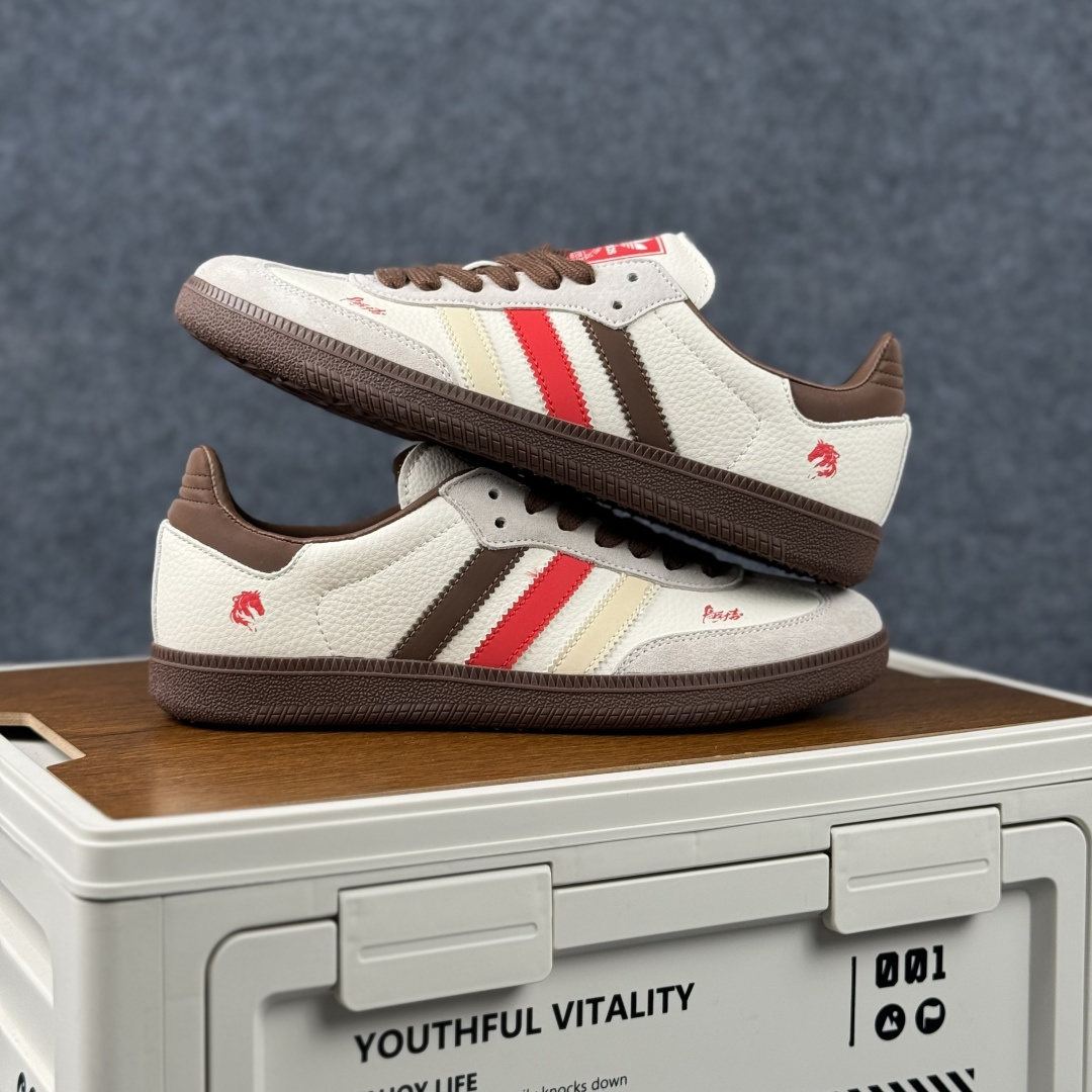 Adidas Handball Spezial Sanba 马年限定 JJ2611 阿迪达斯经典款 桑巴德训 复古休闲板鞋