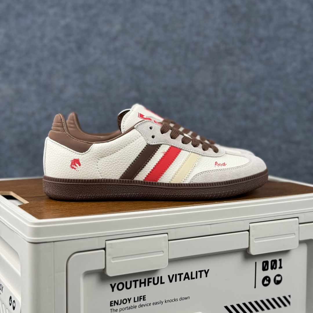 Adidas Handball Spezial Sanba 马年限定 JJ2611 阿迪达斯经典款 桑巴德训 复古休闲板鞋