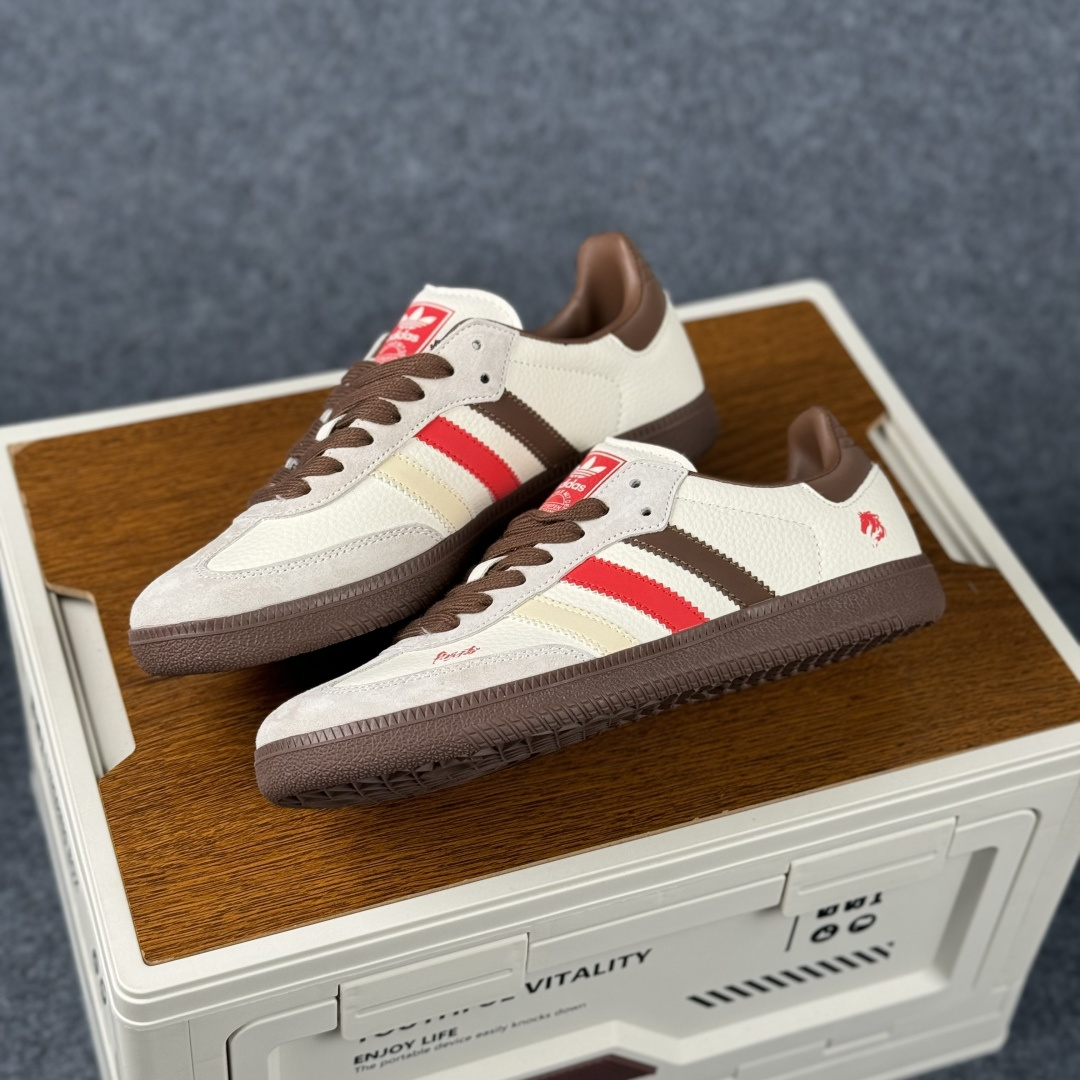 Adidas Handball Spezial Sanba 马年限定 JJ2611 阿迪达斯经典款 桑巴德训 复古休闲板鞋