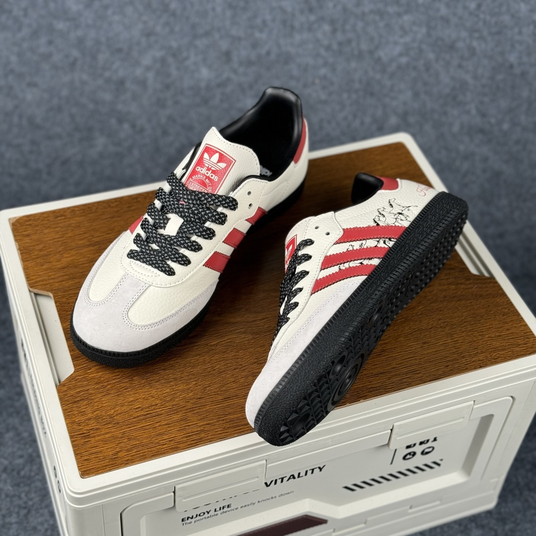 Adidas Handball Spezial Sanba 马年限定 JJ2612 阿迪达斯经典款 桑巴德训 复古休闲板鞋-Top High Quatity Cheap Sneakers Fashion Clothing Clothes Bags handbags Shoes of all Brand wholesale With The best Quality And Beautiful Price from China Factory Chinese suppliers wholesaler seller Adidas Handball Spezial Sanba 马年限定 JJ2612 阿迪达斯经典款 桑巴德训 复古休闲板鞋