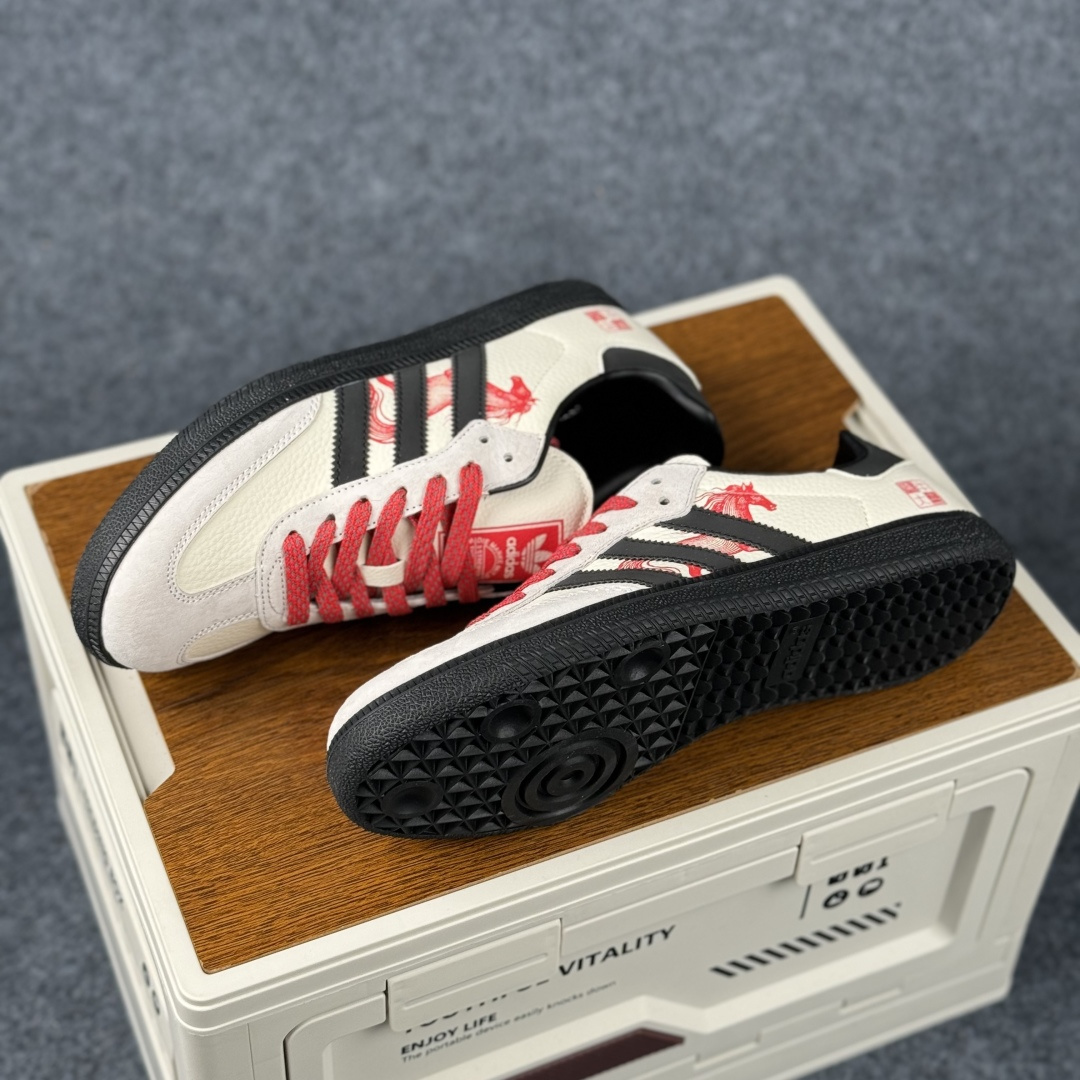 Adidas Handball Spezial Sanba 马年限定 ZH2593 阿迪达斯经典款 桑巴德训 复古休闲板鞋-Top High Quatity Cheap Sneakers Fashion Clothing Clothes Bags handbags Shoes of all Brand wholesale With The best Quality And Beautiful Price from China Factory Chinese suppliers wholesaler seller Adidas Handball Spezial Sanba 马年限定 ZH2593 阿迪达斯经典款 桑巴德训 复古休闲板鞋