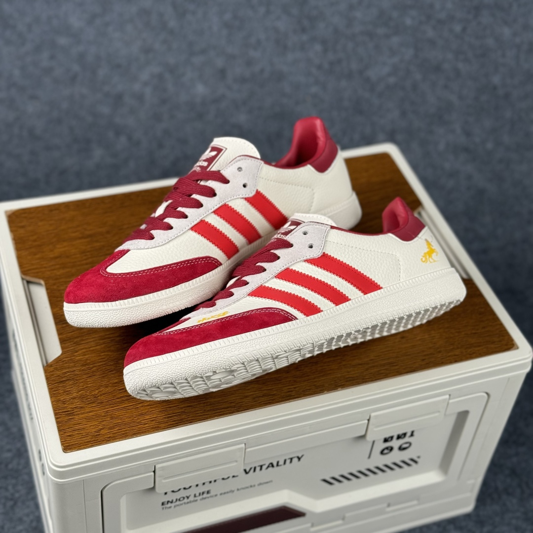 Adidas Handball Spezial Sanba 马年限定 JJ2613 阿迪达斯经典款 桑巴德训 复古休闲板鞋-Top High Quatity Cheap Sneakers Fashion Clothing Clothes Bags handbags Shoes of all Brand wholesale With The best Quality And Beautiful Price from China Factory Chinese suppliers wholesaler seller Adidas Handball Spezial Sanba 马年限定 JJ2613 阿迪达斯经典款 桑巴德训 复古休闲板鞋