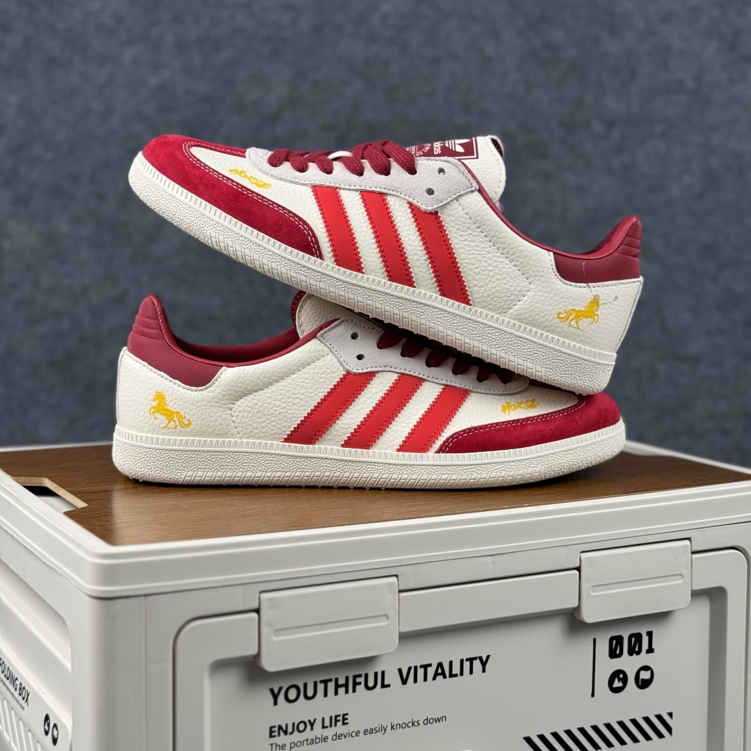 Adidas Handball Spezial Sanba 马年限定 JJ2613 阿迪达斯经典款 桑巴德训 复古休闲板鞋-Top High Quatity Cheap Sneakers Fashion Clothing Clothes Bags handbags Shoes of all Brand wholesale With The best Quality And Beautiful Price from China Factory Chinese suppliers wholesaler seller Adidas Handball Spezial Sanba 马年限定 JJ2613 阿迪达斯经典款 桑巴德训 复古休闲板鞋