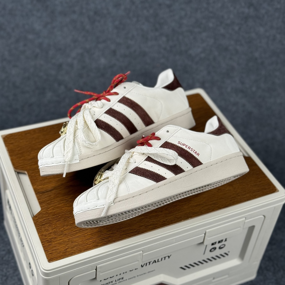 AD Originals Super2 CNY 马年白棕红贝壳头 KJ6293 AD Originals Super2 CNY 马年白棕红贝壳头 KJ6293