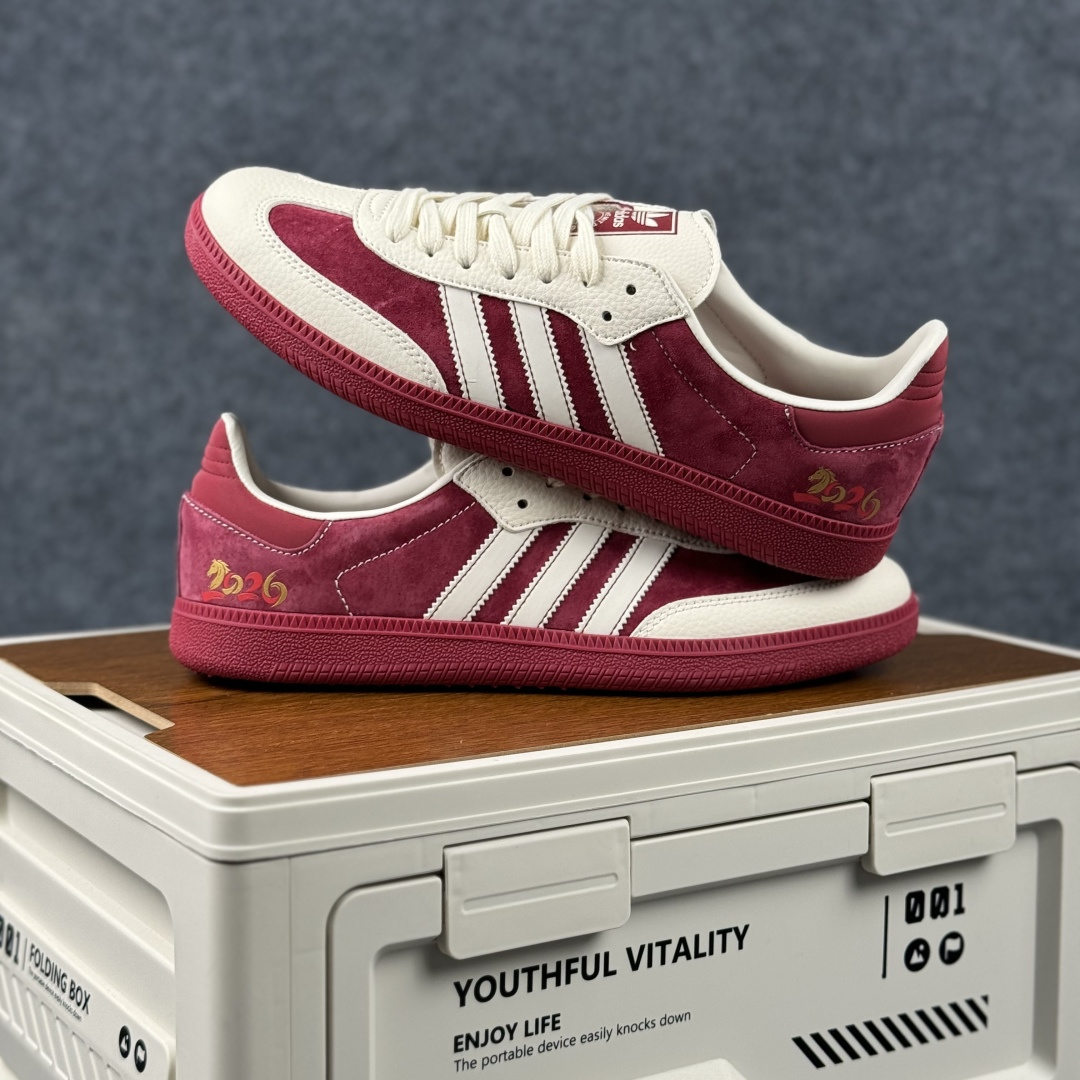Adidas Handball Spezial Sanba 马年限定 ZH2596 阿迪达斯经典款 桑巴德训 复古休闲板鞋-Top High Quatity Cheap Sneakers Fashion Clothing Clothes Bags handbags Shoes of all Brand wholesale With The best Quality And Beautiful Price from China Factory Chinese suppliers wholesaler seller Adidas Handball Spezial Sanba 马年限定 ZH2596 阿迪达斯经典款 桑巴德训 复古休闲板鞋
