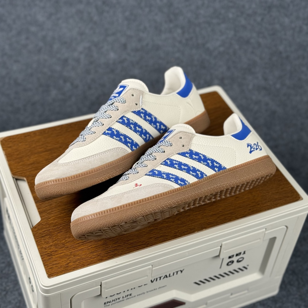 Adidas Handball Spezial Sanba 马年限定 JJ2614 阿迪达斯经典款 桑巴德训 复古休闲板鞋 Adidas Handball Spezial Sanba 马年限定 JJ2614 阿迪达斯经典款 桑巴德训 复古休闲板鞋