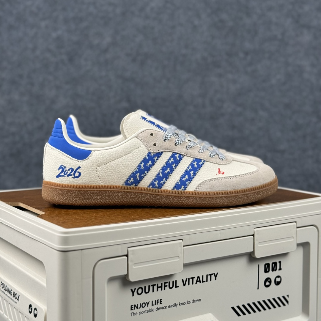 Adidas Handball Spezial Sanba 马年限定 JJ2614 阿迪达斯经典款 桑巴德训 复古休闲板鞋 Adidas Handball Spezial Sanba 马年限定 JJ2614 阿迪达斯经典款 桑巴德训 复古休闲板鞋