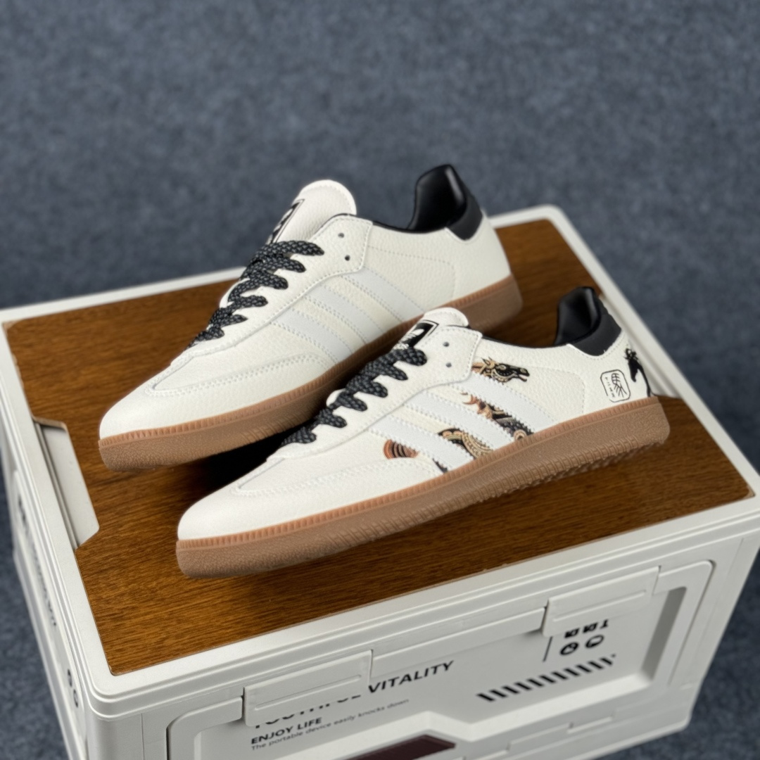 Adidas Handball Spezial Sanba 马年限定 JJ2616 阿迪达斯经典款 桑巴德训 复古休闲板鞋